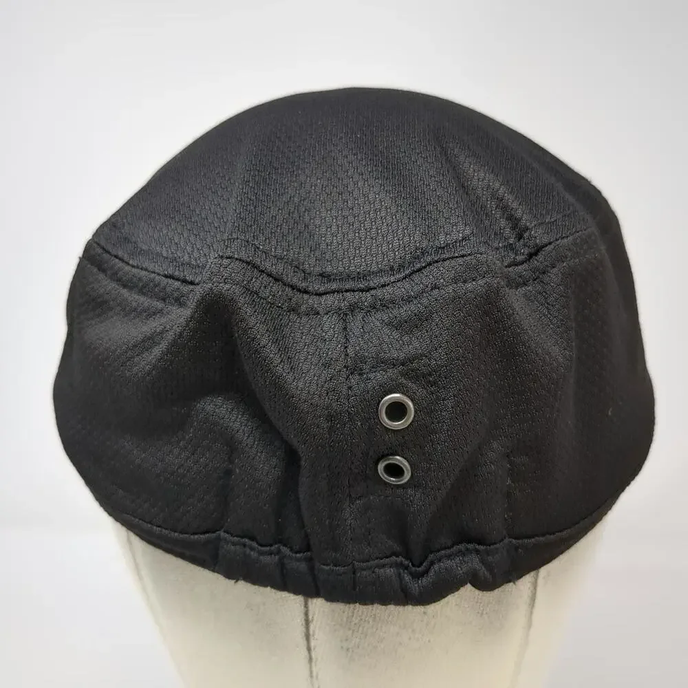 Adidas Army Cap Black One Size Mesh Performance Breathable Textured Cadet Hat